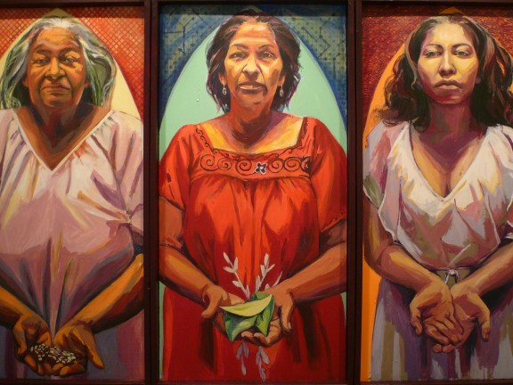 Ortiz la madre la hija espirito buscando 49x72 triptych highres copy 2