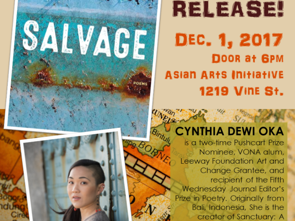 Salvage book release dec. 1 flyer